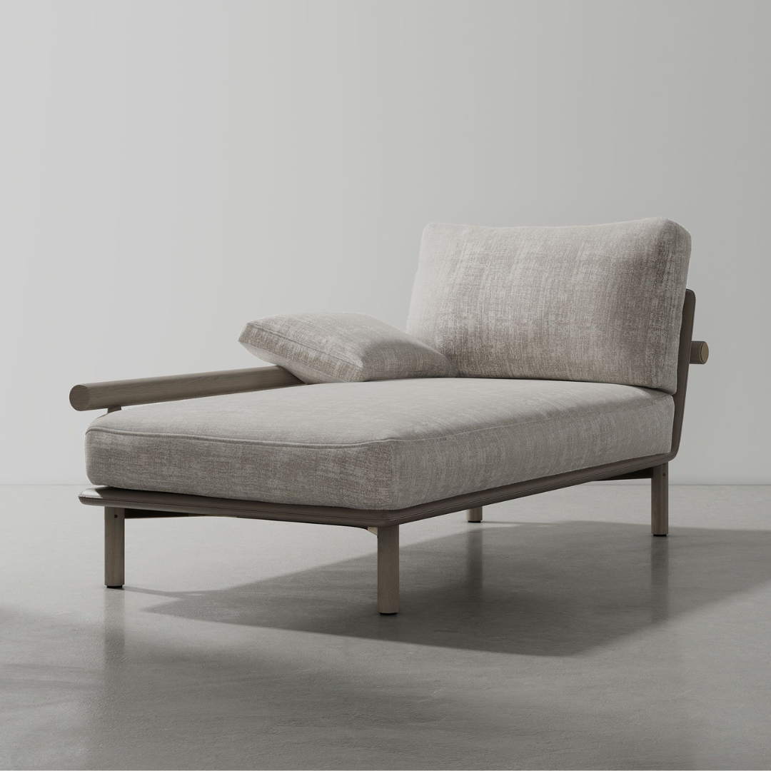 Stilt Daybed - Left Arm by District Eight